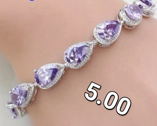 Purple bracelet 1