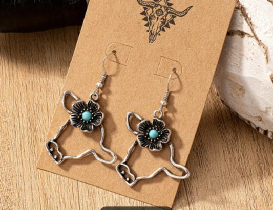 Cow earrings